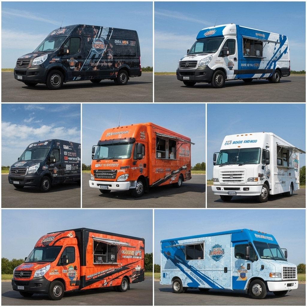 Various wrapped vehicles